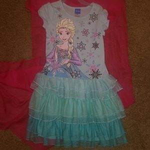 GIRLS ELSA DRESS(7/8)
